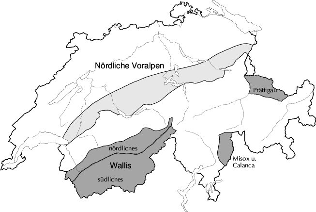 Politisch-geographische Unterregionen 1