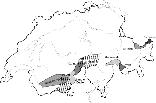 Politisch-geographische Unterregionen 2