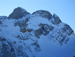 Fliswand NE-Couloir Fliswand NE-Couloir